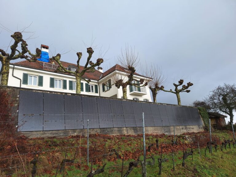 Installation solaire façade Aubonne | Panneaux solaires en façade à Aubonne | Nos réalisations