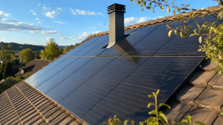 Des panneaux photovoltaïques sur le toit d'une maison | Pourquoi votre installation solaire produit moins&nbsp;?